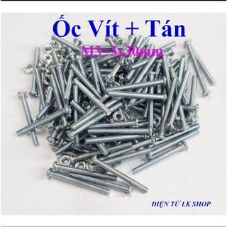 Ốc vít tán m3 3ly dài 3cm - điện tử lk shop
