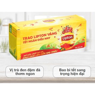 Trà lipton yellow label tea 25 góix2g