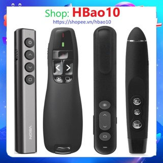 Bút Trình Chiếu Slide PowerPoint Laser không dây 2.4G. Bút Chỉ Máy Chiếu Màu Đen, Nút Ấn Nhạy, Phiên Bản Nâng Cấp 2024
