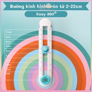 [HOTIS] Dụng cụ cắt hình tròn KW-triO xoay 360 độ làm thủ công handmade DIY