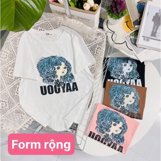 Áo thun nữ phom rộng co giãn 4 chiều, Mát mịn 979