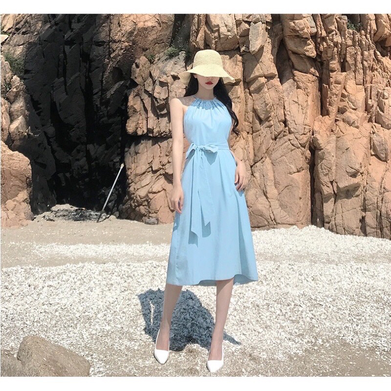 Set váy đôi cổ yếm sơmi nam