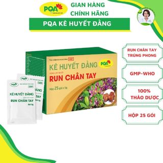 PQA Kê huyết đằng Người Run Chân Tay, Giảm Đau Đầu, Chóng Mặt Do Trúng Phong. Hộp 25 gói
