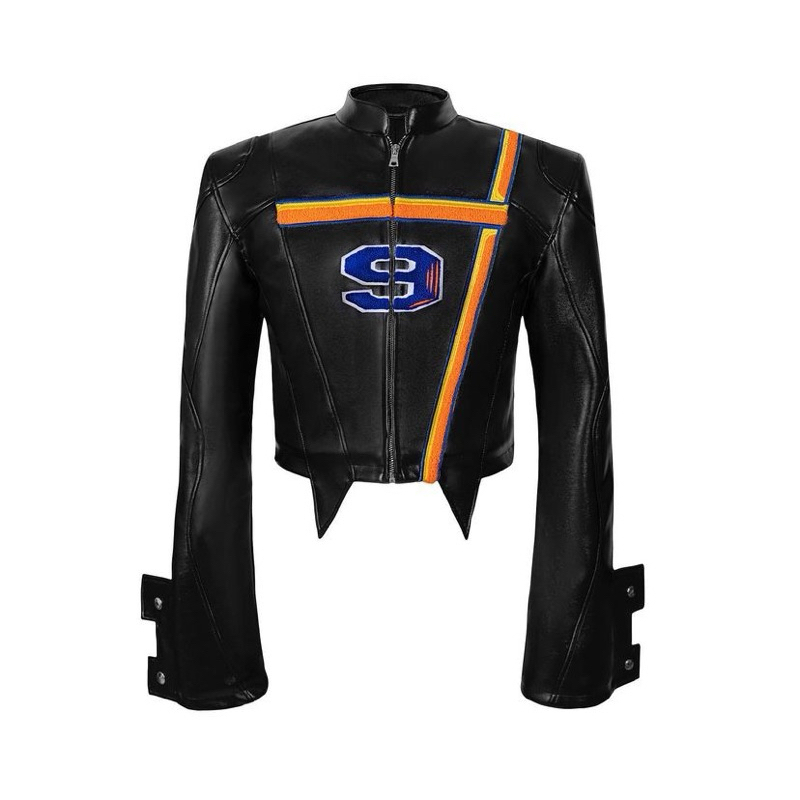 [PASS] Thanh Lý Áo Biker Jacket NO.9 Feng System Màu Đen New