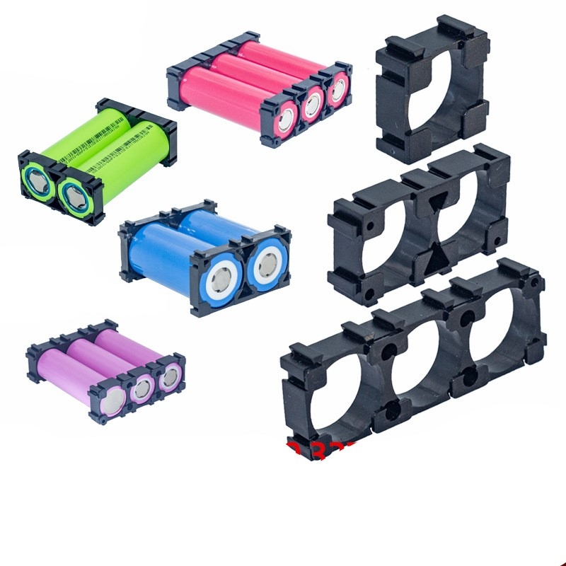 Khung giữ pin, cổ định pin 18650 nhựa ABS chống chảy khi nhiệt độ cao dễ dàng ghép khối nhựa cứng hàng loại 1