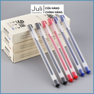 Bút Gel Bút Bi nước 3 màu, bút mực nước ngòi nhỏ 0.5mm Juli bút gel lượng mực lớn