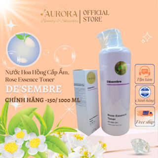 Nước Hoa Hồng Desembre Chính Hãng cho mọi loại da Rose Essence Toner làm sạch cấp ẩm da 150 1000 ml 