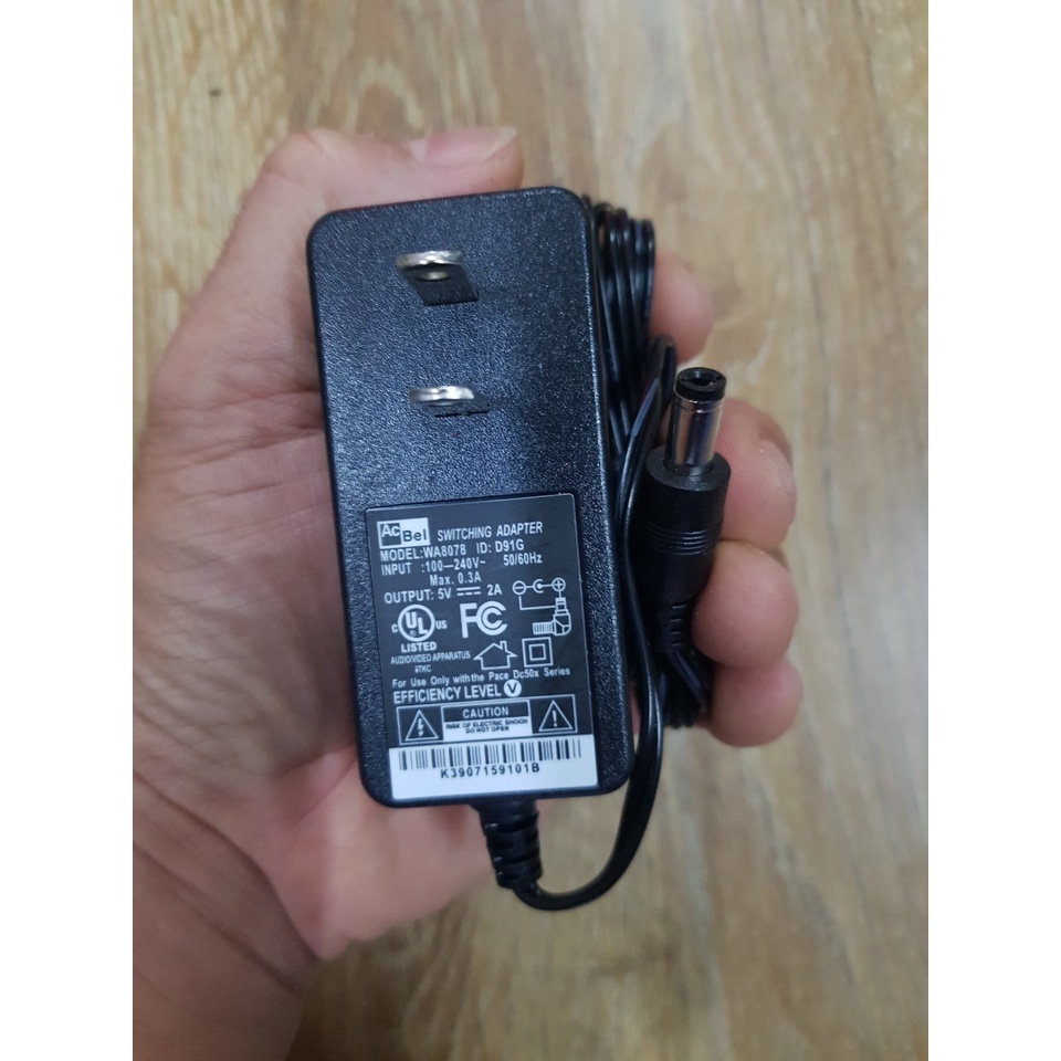 Nguồn Camera 5v-2a chân dẹt dành cho camera imou ezviz và 5v chân to dành cho converter chân kim cho yoosee tivi box