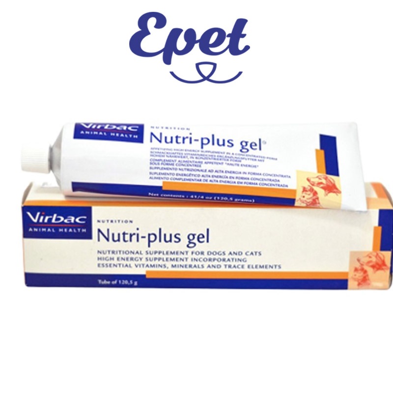 Gel Dinh Dưỡng cho Chó Mèo Virbac Nutri Plus 120g