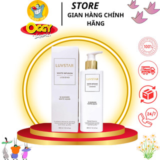 Sữa Tắm truyền trắng Da Luvstar Body White Infusion Legend 300ml - Hàn Quốc