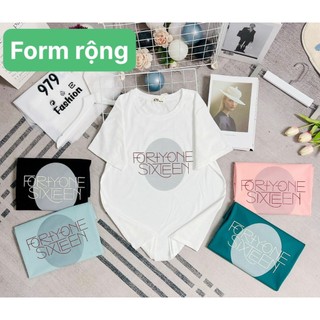 Áo thun nữ phom rộng co giãn 4 chiều, Mát mịn 979