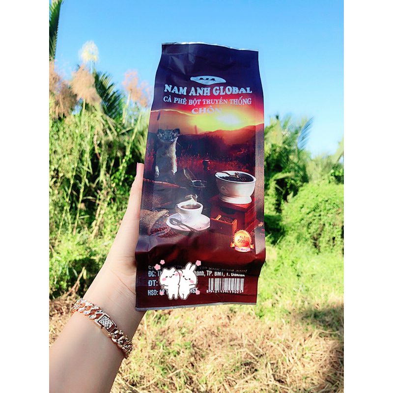 Cà Phê Chồn Đặc Biệt 500gr Nam An Global ( đặc sản xứ Buôn Mê  )