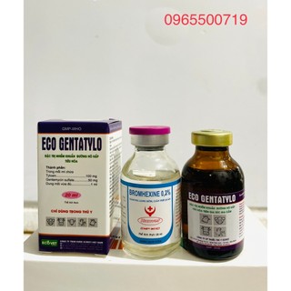 Eco Gentatylo+Bromhenxin Hen-khec-kho-khè, sung-mặt, phu-đầu, phan-xanh phan-trắng