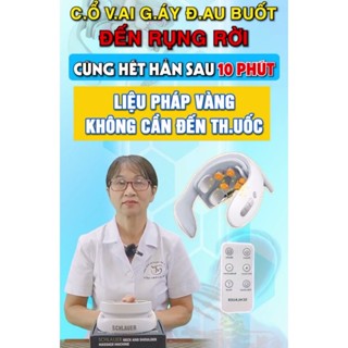 [PHIÊN BẢN NÂNG CẤP] Máy Massage cổ vai gáy Schlauer ,Máy massage cao cấp Đức chính hãng giải pháp vàng không cần thuốc