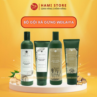 Dầu Gội Xả Gừng Hà Thủ Ô Weilaiya Hỗ trợ giảm rụng, kích mọc tóc nhanh