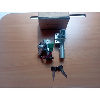 Ổ khóa/ khóa máy trước + sau xì po 110 120 st2k suzuki sport rgs rgv satria 2000 chính hãng malaysia