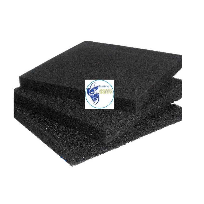 Mút đen lọc nước hồ cá ( 2cm - 5cm) - Lọc căn bẩn cho hồ cá cảnh