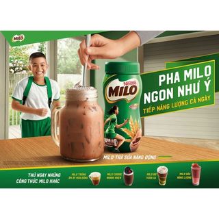 Thức uống lúa mạch Nestlé® Milo® nguyên chất 400g (hũ nhựa)