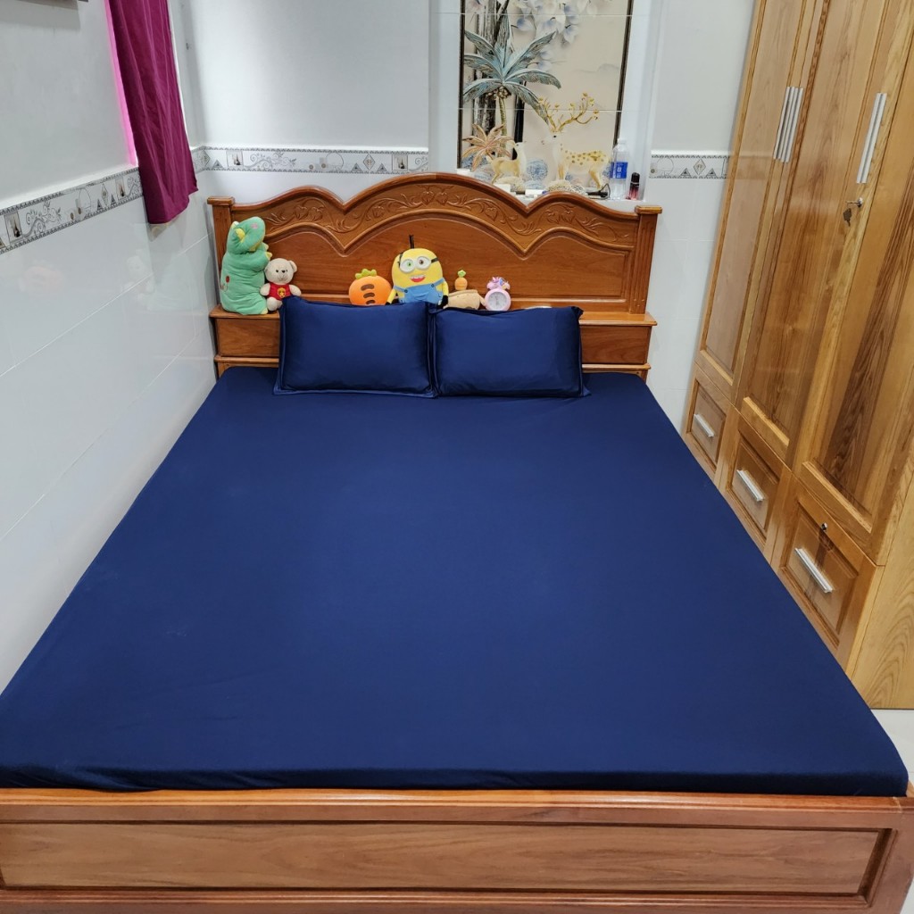 Áo bọc nệm 2 mặt có khóa cao cấp/ Áo Bọc Nệm 2 Mặt Có Khoá Kéo Vải Thun Lạnh, ga nệm