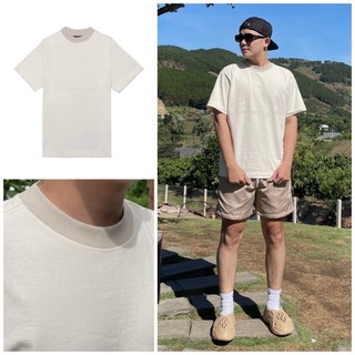 Áo thun nam nữ ewigen liebe basic form oversize t-shirt dày dặn , đứng form , thoáng mát - màu kem