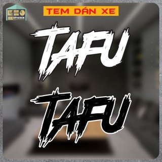 Tem dán xe máy tafu- tem xe máy decal chống nước dán oto, xe máy, xe đạp điện. tx.16