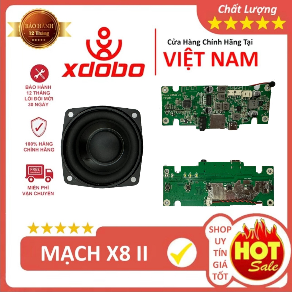 Phụ Kiện Bo mạch / Main/ Bảng mạch Loa Xdobo X8-II Công Suất 60W - Hàng Chính Hãng