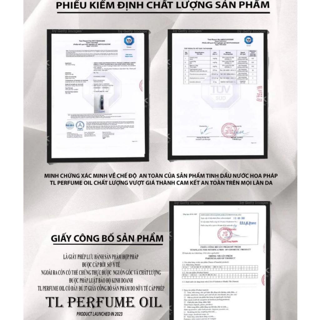 Tinh Dầu Nước Hoa Pháp Cho Nữ TL PERFUME OIL 15ml Quý Phái Sang Trọng, Lưu Hương Bền Lâu Chính Hãng