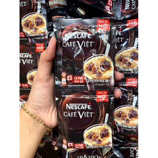 Cà phê hòa tan NESCAFÉ CAFÉ VIỆT Cà Phê Đen Đá (Hộp 15 gói x16g)