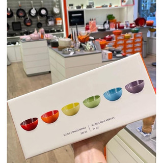 Set 6 bát ăn cơm cầu vồng le creuset 12cm