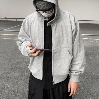 Áo khoác boxy zipper hoodie niyun