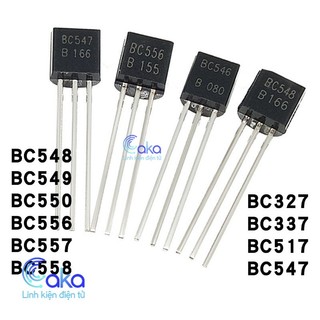 Transistor bjt bc327 bc337 bc546 bc547 bc548 bc556 bc557 npn pnp to-92