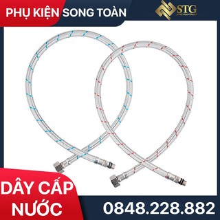 Dây Cấp Nước Máy Nóng Lạnh, Bộ Dây Dẫn Nước Nóng Lạnh Cho Bình Nóng Lạnh, Vòi Chén Ren Trong 1/2 (21mm)
