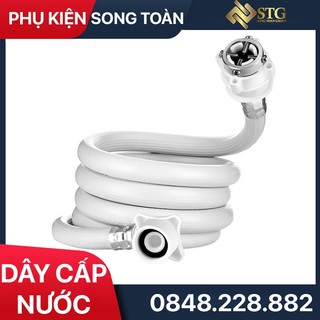 Dây Cấp Nước Máy Giặt, Dây Dẫn Nước Cho Máy Giặt Dài 1.5 Mét Đầu Kết Nối Vít Ốc và Ren Trong 21
