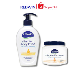 Kem dưỡng da mềm mịn Redwin Vitamin E Cream 300g 400g Úc, dưỡng ẩm, ngăn ngừa nếp nhăn hiệu quả