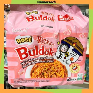 Lốc 5 gói mì cay Samyang Rose Hoa Hồng Hàn Quốc