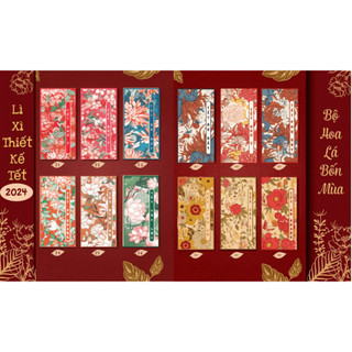 Sỉ bao lì xì tết 2024, Combo 1000 bao lì xì tết Giáp Thìn, lì xì hoa lá đẹp giá rẻ được chọn mẫu