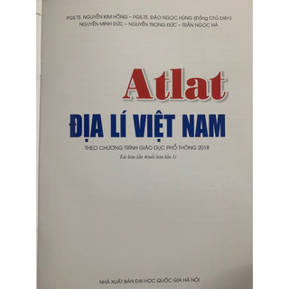 Sách - Atlat địa lí việt nam( Theo CT giáo dục phổ thông 2018)