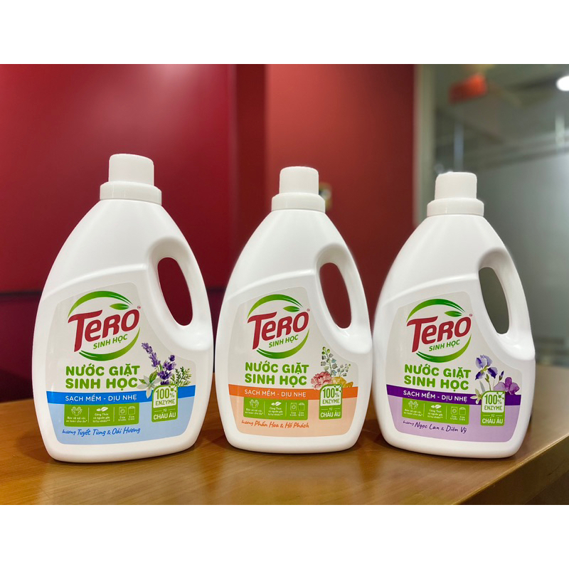 Nước giặt TERO SINH HỌC enzyme Châu Âu 2,9kg