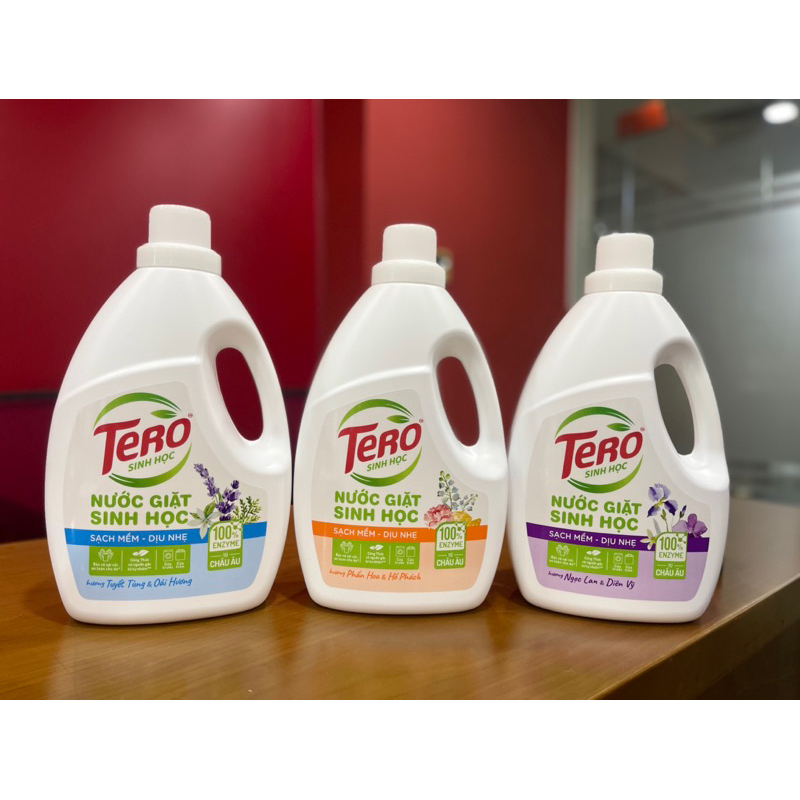 Nước giặt TERO SINH HỌC enzyme Châu Âu 2,9kg