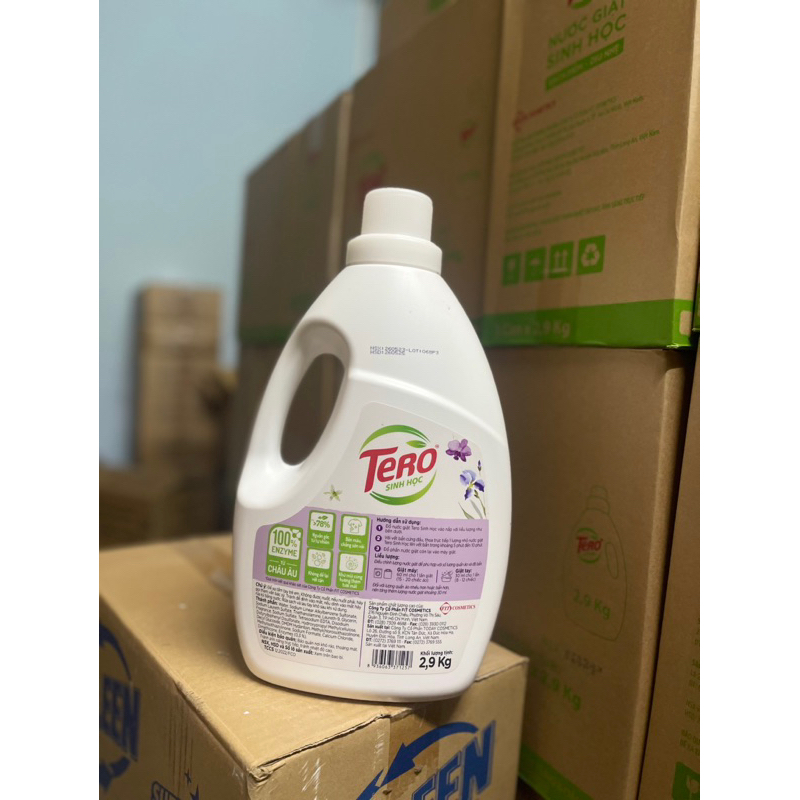 Nước giặt TERO SINH HỌC enzyme Châu Âu 2,9kg