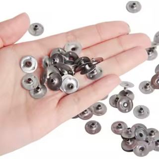 25 cái đế sắt giữ tim nến - đế sắt cố định tim nến - nguyên liệu làm nến