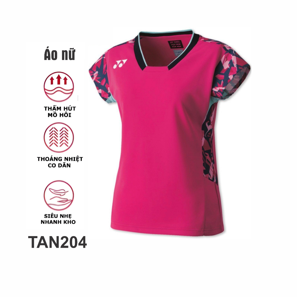 Áo nữ thể thao 2024 chơi Cầu lông, Bóng chuyền, Bóng bàn, Thể dục...