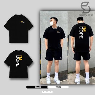 Áo Thun Unisex Local Brand SIMPLE "E" Form Oversize Cotton 100% IM DOPE