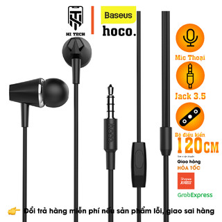 Tai nghe hoco m34 jack 3.5mm, dây tpe dẻo kèm micro đàm thoại, dây dài 1m.2.