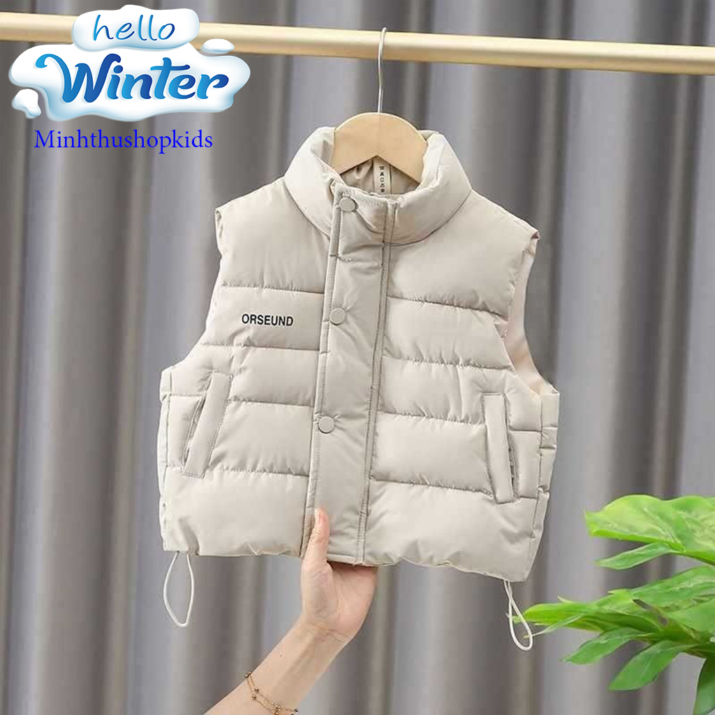 Áo khoác cho bé size 6-26kg , áo khoác phao mùa đông cực ấm