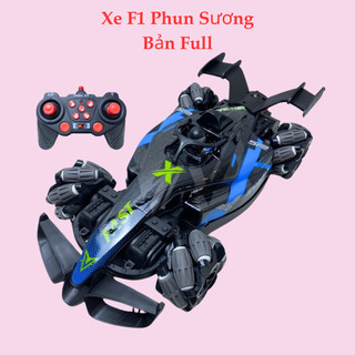 Xe phun sương điều khiển từ xa xe phun khói điều khiển siêu lớn quay 360 độ cao cấp có nhạc và đèn