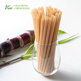 ỐNG HÚT BÃ MÍA, dài 16cm hoặc 21cm, phi 6, phi 8 hoặc phi 12mm, cứng cáp, dẻo dai, an toàn và thân thiện môi trường