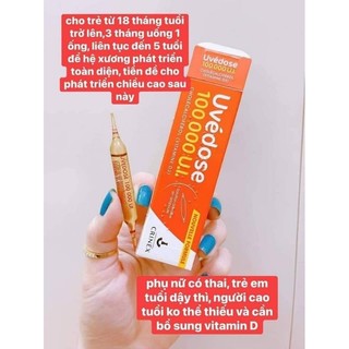 Vitamin d3 liều cao uvedose 100000 ui pháp