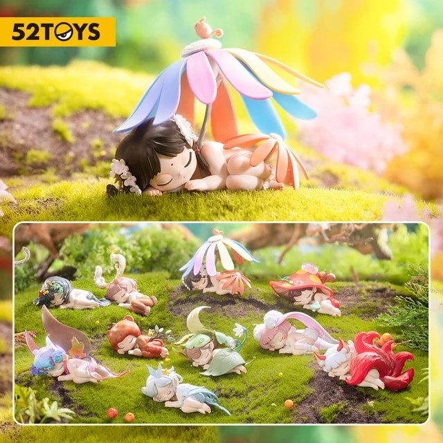 Blind box Sleep Forest Fairy Series - Mô Hình Nàng Tiên Rừng Ngủ Say - 52TOYS Hàng chính hãng