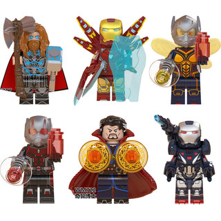 Đồ chơi xếp hình lắp ráp siêu anh hùng marvel - wm6063